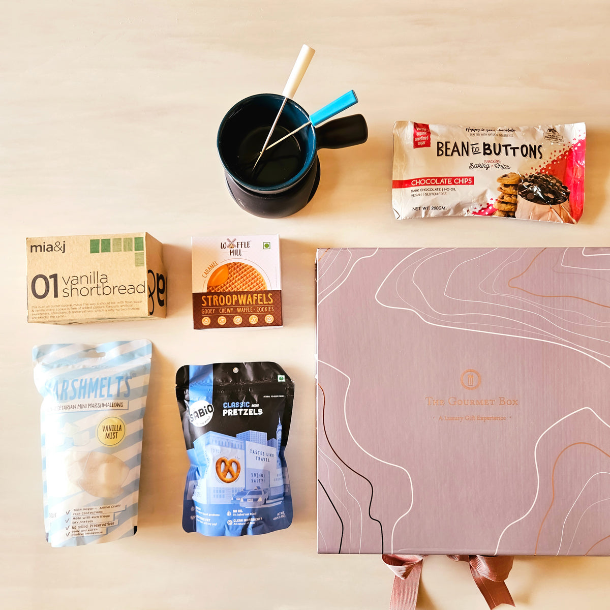 Buy Chocolate Gift Hamper Online Fondue Indulgence Hamper The Gourmet Box