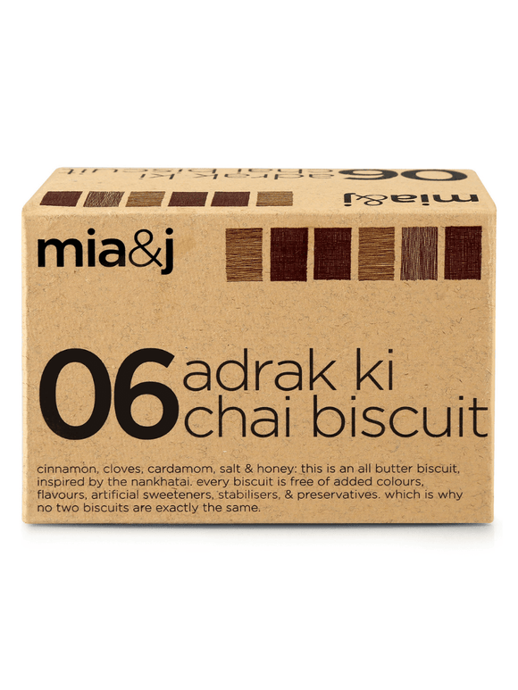 Adrak ki Chai Biscuit - 140g - Mia&J - The Gourmet Box