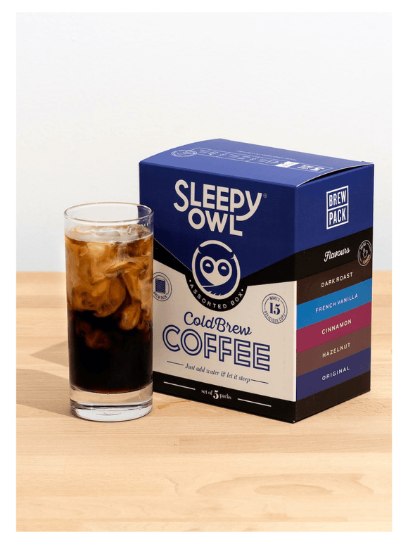 Assorted Cold Brew Packs - Pack of 5 - Sleepy Owl - The Gourmet Box
