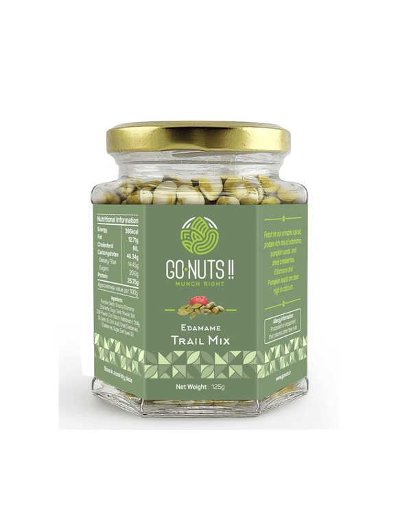 Edamame Trail Mix - 125g - Go Nuts - The Gourmet Box