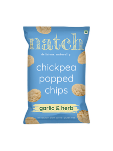 Popped Chips Garlic & Herb - 55g - Natch - The Gourmet Box