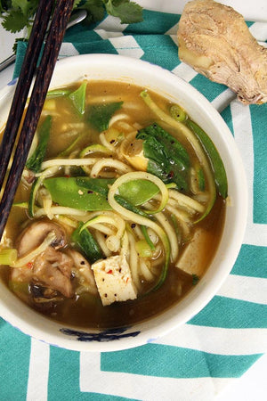 Lemongrass Thai Curry Soup with Zoodles