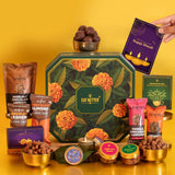 Diwali Marigold Box Gift Hamper - Eat Better Corporate Gifts