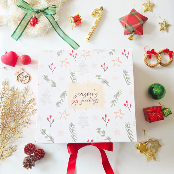 Christmas Gift Box - 12 inch x 12 inch - The Gourmet Box