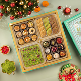 Royal Emerald Assorted Christmas Sweets Hamper 1kg - The Baklawa Box