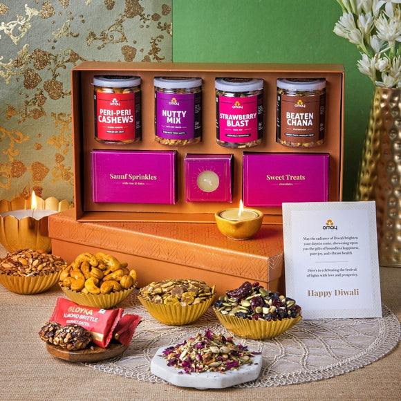 Goodness Inside Diwali Gift Box-Omay Foods
