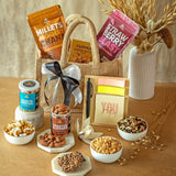 Gourmet Treasures New Years Jute Bag - Omay Foods