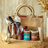 Gourmet Treasures New Years Jute Bag - Omay Foods