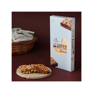 Cashew Brittle Brownie  - Pack of 3 - Loyka