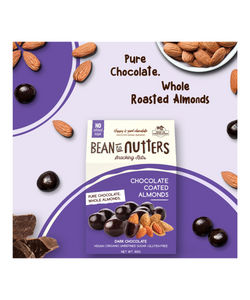 Dark Chocolate Coated Almonds - 100g - Bean To Nutters
