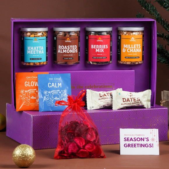 Sparkling Delights New Years Gift Box - Omay Foods