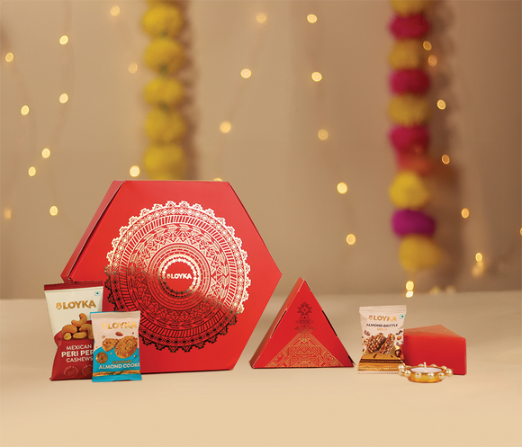 Loyka Red Sitara Gift Box - Loyka  Corporate gifts