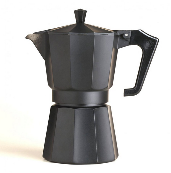 Black Coffee Moka Pot