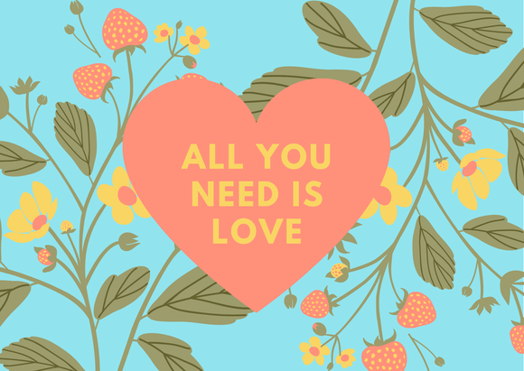 All you need is Love Card - The Gourmet Box