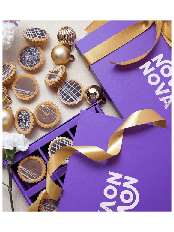 Assorted Tarts Gift Box - Box of 12 - Nova Nova - The Gourmet Box