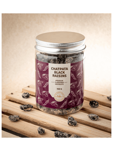 Chatpata Black Raisins - 150g - The Sweet Blend - The Gourmet Box