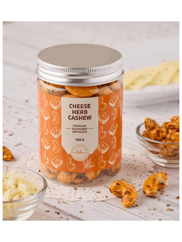 Cheese & Herbs Cashew - 150g - The Sweet Blend - The Gourmet Box