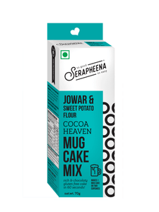 Cocoa Heaven (Jowar & Sweet Potato Flour) Mug Cake Mix - 70g - Serapheena - The Gourmet Box