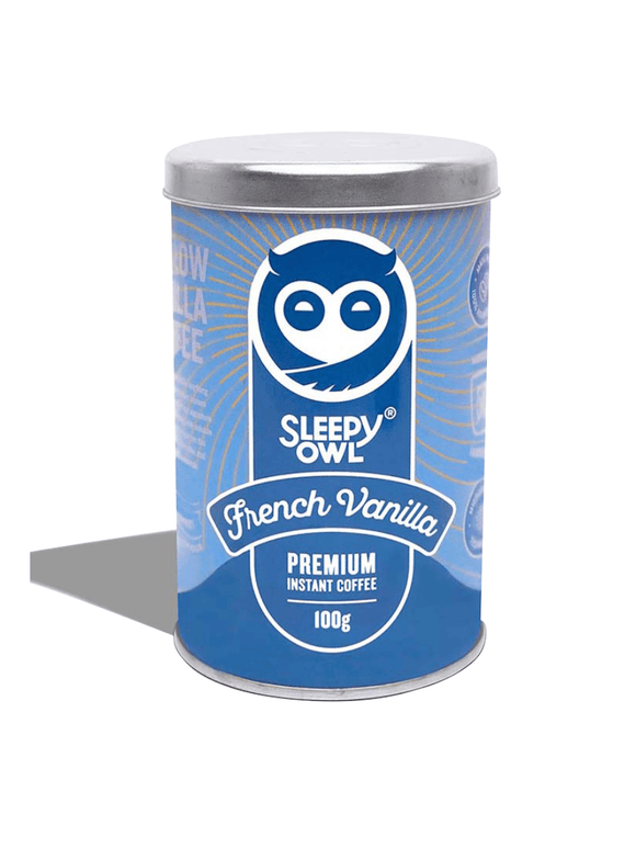 French Vanilla Instant Coffee - 100g - Sleepy Owl - The Gourmet Box