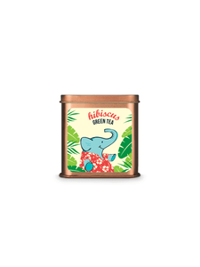 Hibiscus Green Tea - 100g (Loose Leaf) - Tea Trunk - The Gourmet Box
