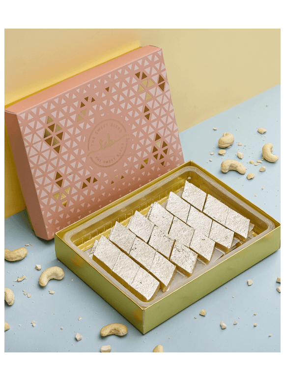 Kaju Katli - 400g - The Sweet Blend - Gift Hamper - The Gourmet Box