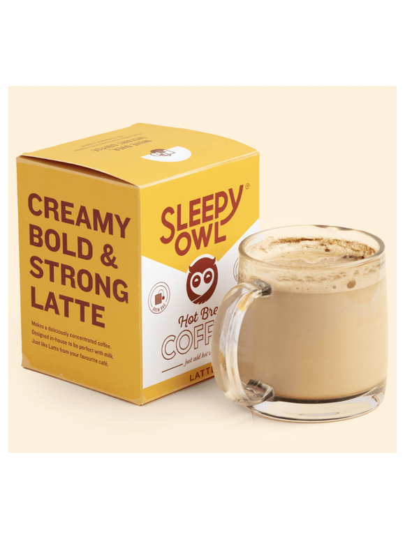 Latte Hot Brew Bags - Set of 10 - Sleepy Owl - The Gourmet Box