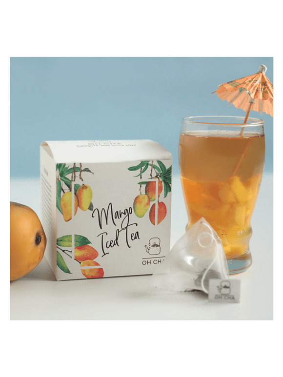 Mango Iced Tea - 15 Tea Bags - Oh Cha - The Gourmet Box