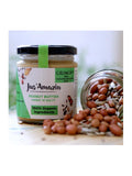 Organic Peanut Butter with Crunchy Flax and Sunflower Seeds - 200 g - Jus Amazin - The Gourmet Box