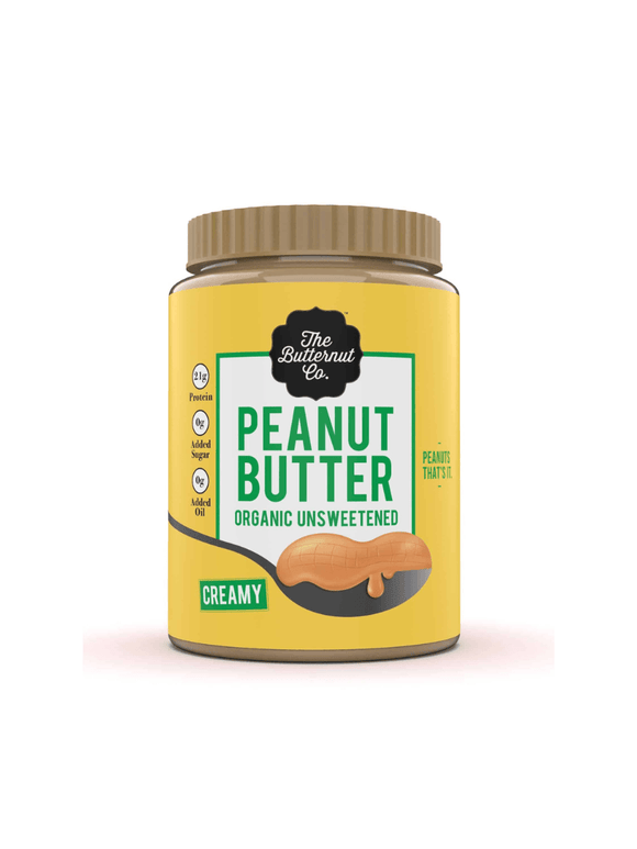 Organic Unsweetened Peanut Butter  - 925g - The Butternut Co. - The Gourmet Box