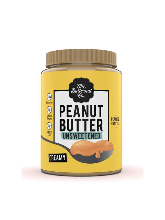 Peanut Butter Unsweetened - 1Kg - The Butternut Co. - The Gourmet Box