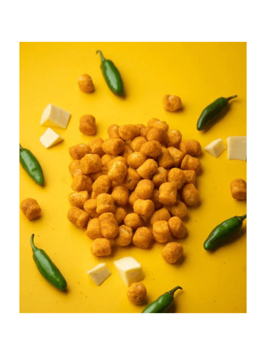 Cheesy Jalapeno Quinoa Puffs 35g Snackible The Gourmet Box