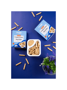 Biscuit Sticks with Crispies & Cream Dip - 30g - Snackible - The Gourmet Box