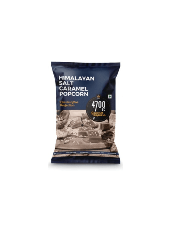 Himalayan Salt Caramel Popcorn - 60g - 4700BC - The Gourmet Box