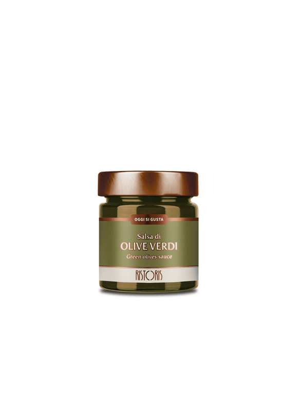 Green Olives Sauce - 210g - Ristoris SRL - The Gourmet Box