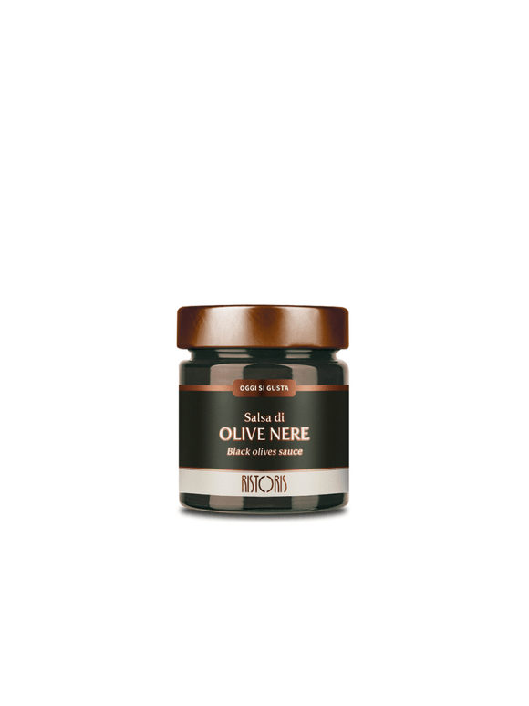Black Olives Sauce - 210g - Ristoris SRL - The Gourmet Box