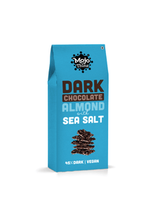 Dark Chocolate Almond with Sea Salt Thins - 100g - Mojo Thins - The Gourmet Box
