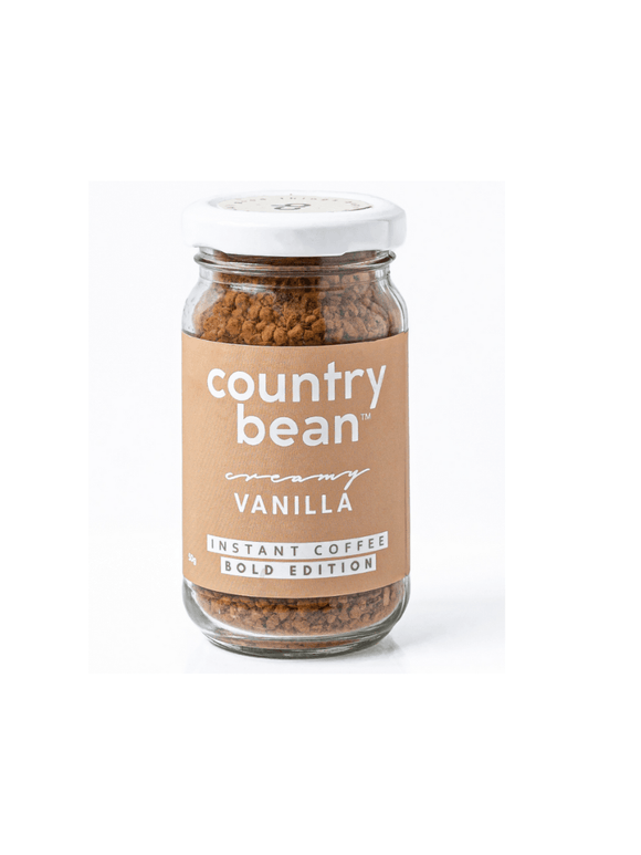 Creamy Vanilla Instant Coffee - 60g - Country Bean - The Gourmet Box