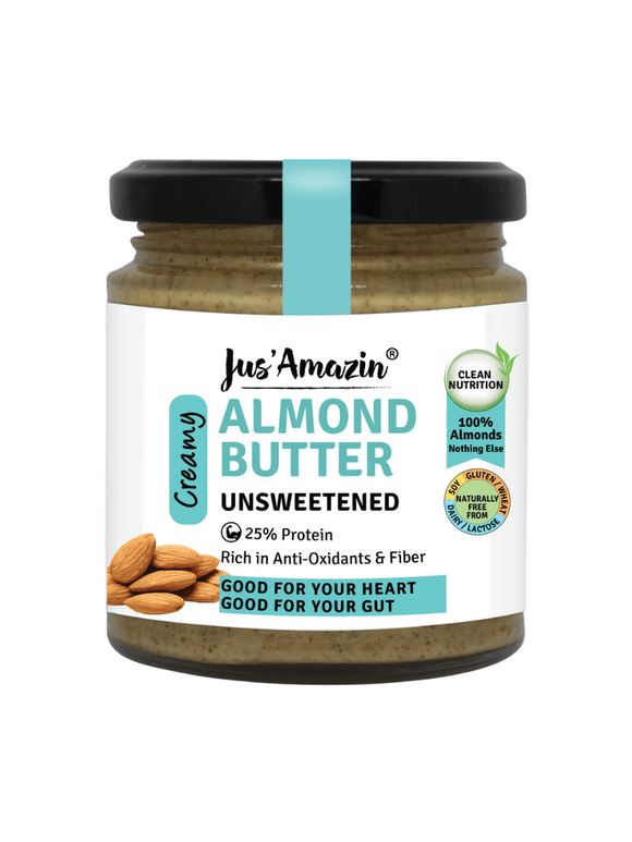 Unsweetened Almond Creamy Butter - Jus Amazin - The Gourmet Box