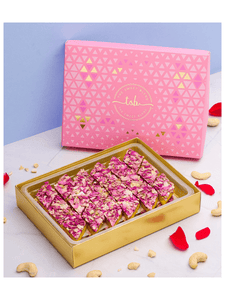 Rose Katli - 400g - The Sweet Blend - Gift Hamper - The Gourmet Box