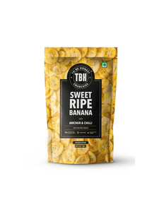 Sweet Ripe Banana Chips with Aamchur & Chilli - 40g - TBH - The Gourmet Box