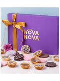 Waffle Chocolate & Tarts Gift Box - Box of 20 - Nova Nova - The Gourmet Box