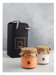 The Pack of 2 Jars - Black Box Bag - Toska Chocolates - The Gourmet Box - The Gourmet Box