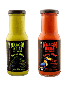Kantha Bomb & Smoky Bhoot (Pack of 2) Hot Sauces Combo - Naagin - The Gourmet Box