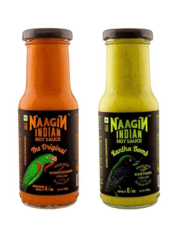 The Original & Kantha Bomb (Pack of 2) Sauces Combo - Naagin - The Gourmet Box