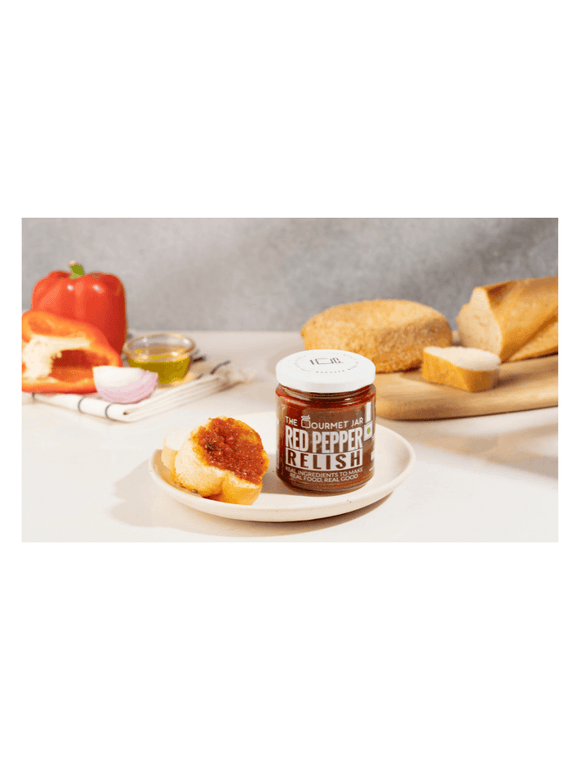 Red Pepper Relish - 240g - The Gourmet Jar - The Gourmet Box